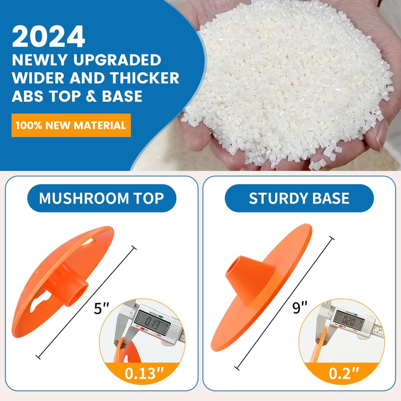 Tuszom 2 Pack Boat Cover Support Pole, Adjustable Steel Support