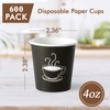 TV TOPVALUE 600 Pack 4 oz Paper Cups, Small Disposable