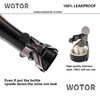 WOTOR Champagne&Wine Bottle Stoppers Stainless Steel with Food Grade Silicone,