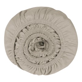 Schiesser premium fitted sheet, jersey elastane, 95% combed cotton, 5% elastane, suitable for waterbed/ box spring bed, colour: silver, size: 180 x 200 cm