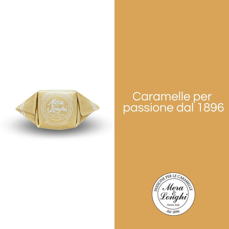 Mera & Longhi Caramelle Quadre Zenzero - 0.5 kg