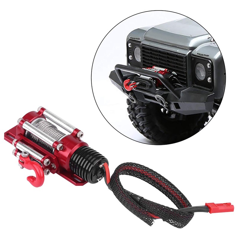 Joyzan RC Winch 1/10 Scale Crawler Winch Trailer Model Cars