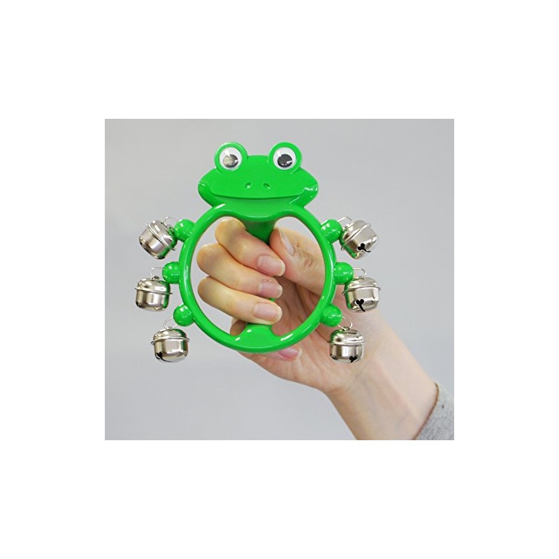 Zenon BHB-FRGR Bambina Handbell, Frog, Green
