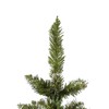 7 Feet Hinged Slim Pencil Snow Tipped Artificial Fir Christmas