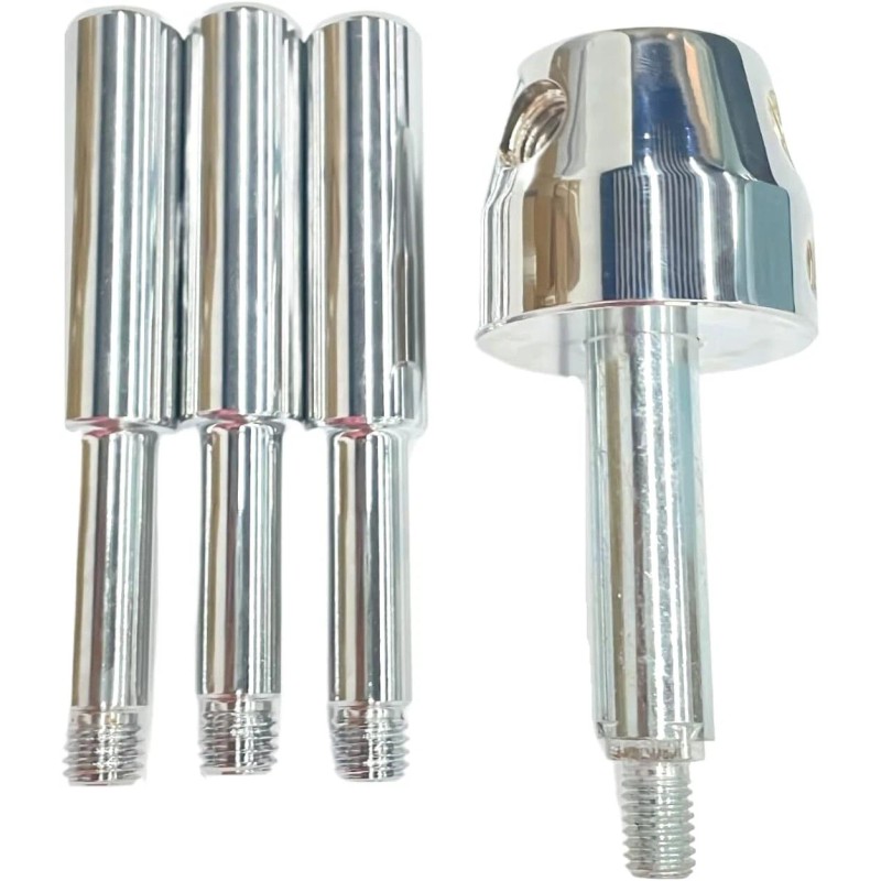 MOUNT 3 Spoke Gun Safe Handle Replacement, Black Heavy-Duty Handle