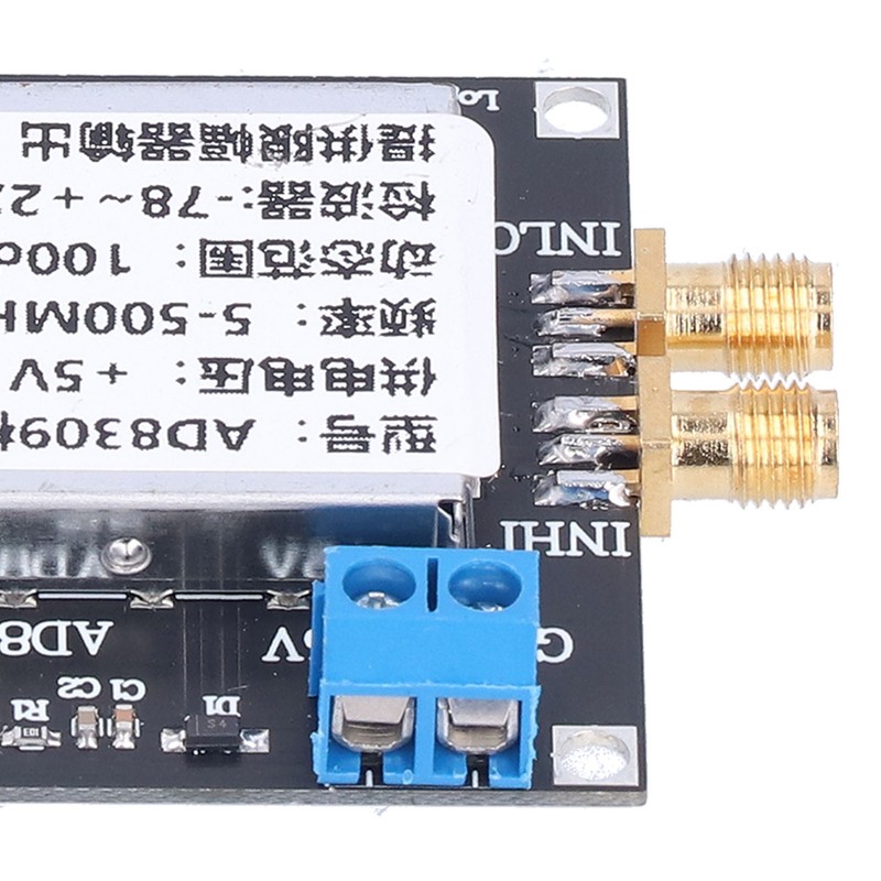 Logarithmic Amplifier Module 100 DB Gain 5MHZ‑500MHZ SMA Amplifier Board