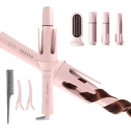 Rizador Automático Para Cabello 4 En 1, Bomidi Rizador De Pelo Giratorio Automático 3 Ajustes De Temperatura , Rizadores Profesionales Para Todo Tipo 