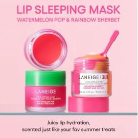 LANEIGE Lip Sleeping Mask Intense Hydration with Vitamin C, Watermelon Pop 20g