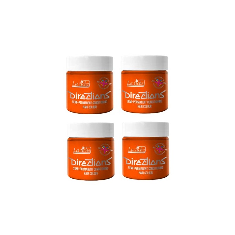 La Riche Directions Semi-Permanent Hair Colour 100ml Tin 4 Pack