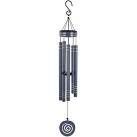 Sunset Vista Designs 93564 Durable Metal Vista Classics Galaxy Wind Chime, 41-Inch, Gray