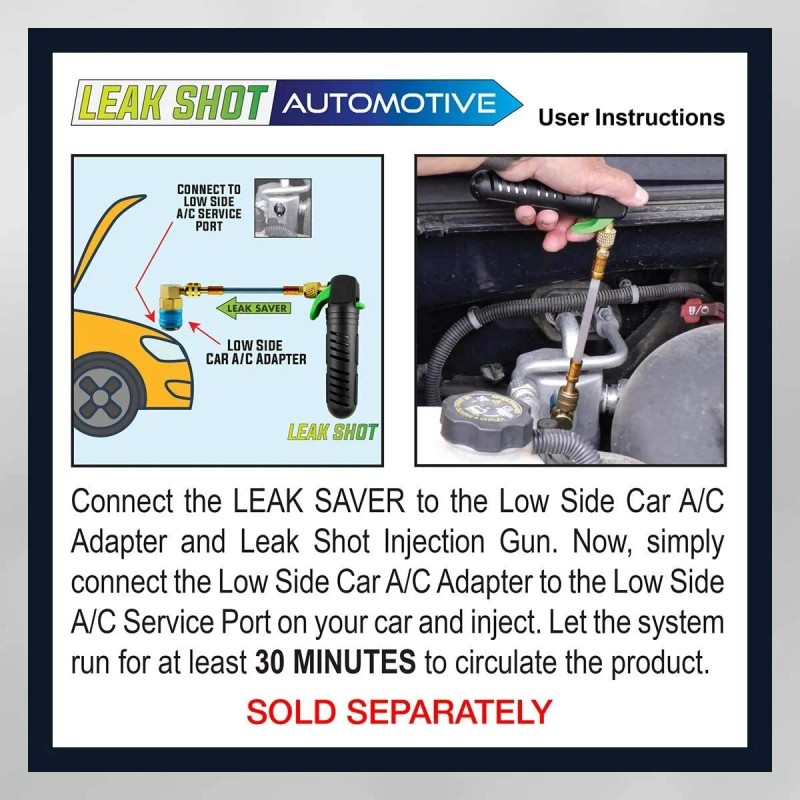 Leak Saver Direct Inject Refrigerant Leak Sealer - Small System