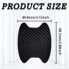 Door Protection 4 Set Red Carbon Fiber Truck Car Door