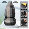For Toyota RAV4 2013-2018 Car 5-Seat Covers PU Leather Front