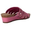 David Tate Women's Fabiana Wedge Sandal, Fuschia, 7.5
