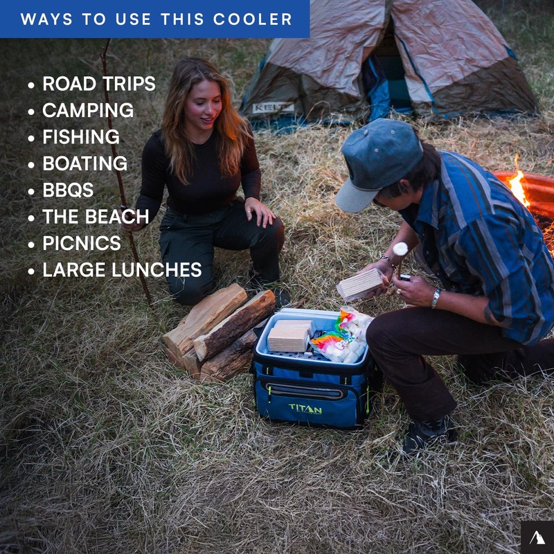 Titan by Arctic Zone 30 Can Zipperless Soft Cooler with