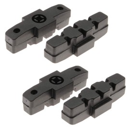 Kartell Brake Pads Set for Magura 2 Pairs (4 Pieces) Black, Brake Shoes for Rim Brake, Hydraulic Brake, Alloy Wheels HS11, HS22, HS24, HS33, HS33 RE, HS33 R, Brake Pads for Front and Rear