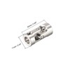 sourcing map Universal Steering Shaft Coupling L24XD11 6 mm to