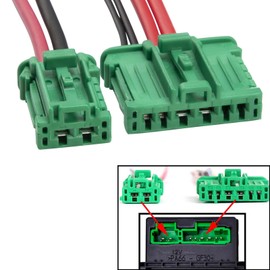 ZEALfix Heating Resistor Plug for Scenic 2 7701207718 7701048390 Electrical Plug for 107 207 607 C5 C3 C2 Grand Scenic 1 Megane 2 Clio 3 Twingo Modus 6441.L2 6441l2