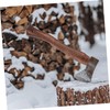 Totority 2pcs Ergonomic Wooden Hatchet Handle Replacement Non Skid Design