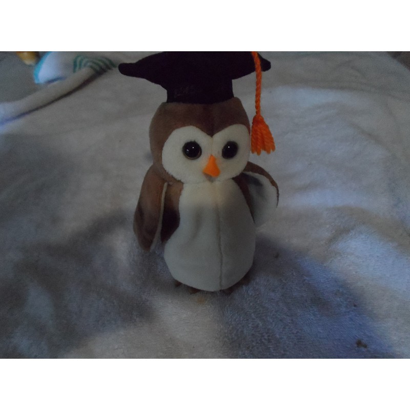 Ty Beanie Babies - Wise The 1998 Graduation Owl
