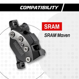 epic Disc Brake Pads for SRAM Maven Brakes | Organic, Resin, Sintered, Metal Options | High-Performance, Durable & Quiet | 2 Sets (Sintered)