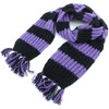 LOUDelephant chunky wool knitted striped scarf -