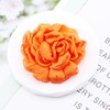 LKingel Dainty Fabric Flower Brooches Large Silk Lapel Pin Elegant