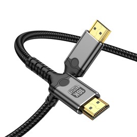 DERSUR 16K HDMI 2.2 Cable 6.6FT, 80Gbps Certified Ultra High Speed 16K@60Hz 8K@120Hz 4K@480Hz HDMI Cord Support HDR, HDCP DSC 1.2a, Compatible FreeSync G-Sync Gaming Monitor 4090 7900xtx