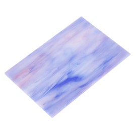 sourcing map Stained Glass Sheet Mosaic Tile 7.9 Inch x 5.9 Inch Bright Purple Stained Glass Sheets for Crafts DIY, Art Project