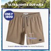 MaaMgic Mens Solid Swim Trunks Quick Dry 4 Way Stretch