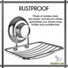Gecko-Loc Rustproof Vacuum Suction Soap Dish Holder for Shower or