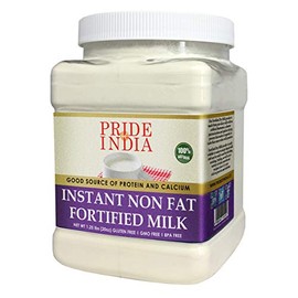 Pride Of India - Instant Fortified Nonfat Dry Milk Powder - Enriched w/ Vitamin D, Protein & Calcium 1.25 lbs 20 oz