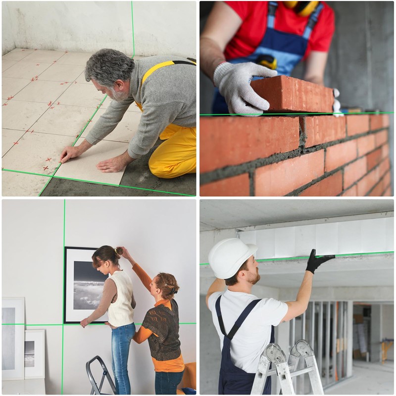 16 Lines Laser 360 Level Self Leveling, 4x360° Professional 4D