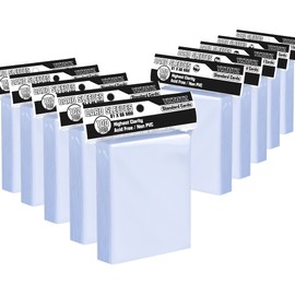 1000 Pcs Card Sleeves Toploaders for Trading Cards, Soft Clear Card Sleeves for Baseball Cards, Sports Cards, Yugioh Cards, MTG Cards (66mm×91mm)