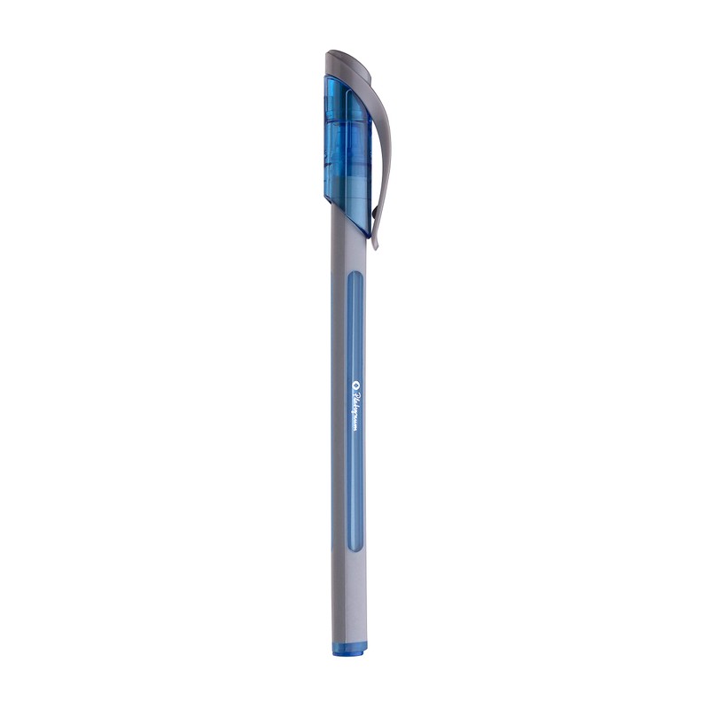 Platignum S-Tixx Blue Ballpoint Pen [Pack of 12] Soft Grip