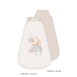 Herding Babybest Moon and Stars Baby Sleeping Bag 90 cm with Side Zip and Press Studs Outer Material: 100% Cotton/Filling: 100% Polyester