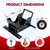 Large Lawn Mower Wheel Power Locker Adjustable Size 10.5"-16" Caster