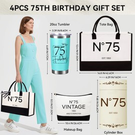 Physkoa 75th Birthday Gifts for Women Her