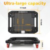 ELAFROS Tool Creeper Rolling Tool Tray With 4 Swivel Casters