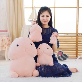 MMIAOO Chinko-chan Plush Cute Body Pillow, Animal, Body Pillow, Nap Pillow, Stress Relief Toy, Birthday Gift, Funny, Fluffy, 19.7 inches (50 cm)