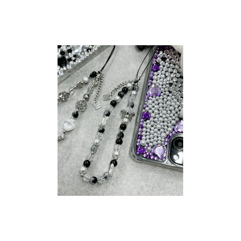 Wigo Beaded Lanyard Keychain E Women's, pattern 3