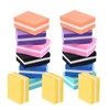 Healvian 63pcs Mini Sponge Nail File Double-sided Polishing Tool for