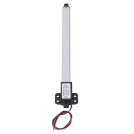 Micro Linear Actuator, Small Electric Linear Actuator 200 mm Hub 24 V DC Thrust Force 150 N Speed 4 Mm/s IPX4 Aluminium ABS Plastic Linear Actuator