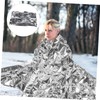Kisangel 10pcs Survival Blanket Emergency Camping Blanket for for Inclement