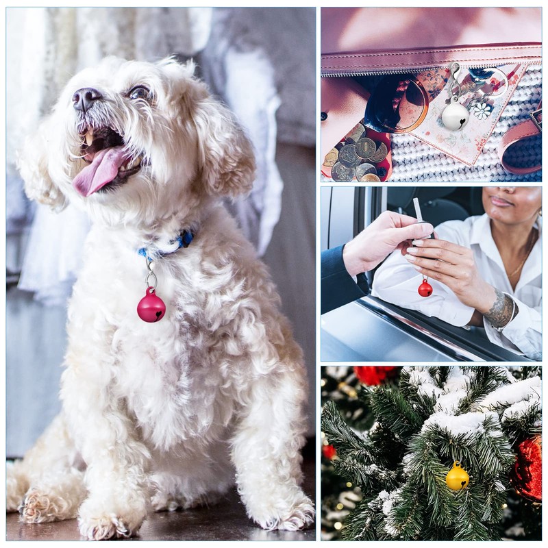 Ipetboom Small Bells for Cat Collar Crafted Cat Collar Bells