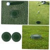 Generic 2pcs Golf Hole Cup Portable Green Putting Tool for