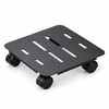 Rolling Metal Plant Caddy with 360° Swivel Wheels for Indoor