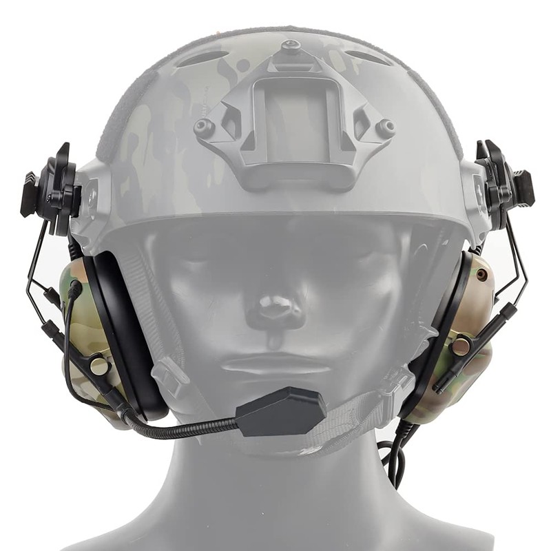 Hdlsina Helmet Mode Tactical Shooting headset + with U94 PTT