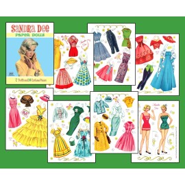 Restored 1959 Paper Doll Book: SANDRA DEE- prod #1023