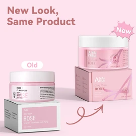 ANAI RUI Clay Mask, Pink Skincare Clay Mask, Deep Cleansing Facial Mask, Cleansing & Nourish Skin, Suitable for All Skin Types, 4.23 OZ